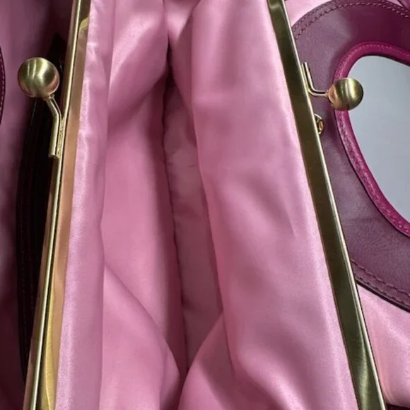 Coach Ergo Pleated Leather 12248 Kisslock Hobo/Shoulder Bag EUC! - Picture 8 of 16